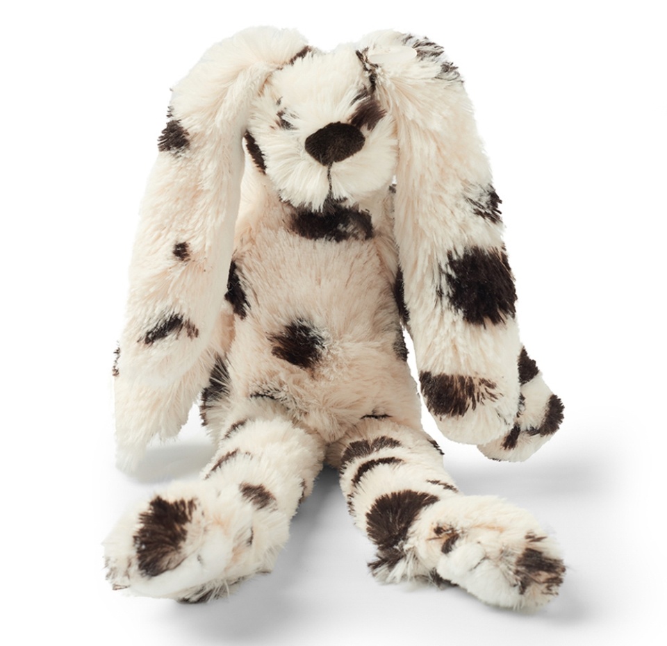 

Игрушка мягкая Happy Horse Кролик Richie пятнистый бело-черный 38см, Нидерланды