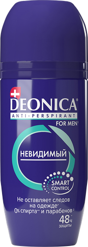 

Антиперспирант роликовый Deonica For men Невидимый 50 мл
