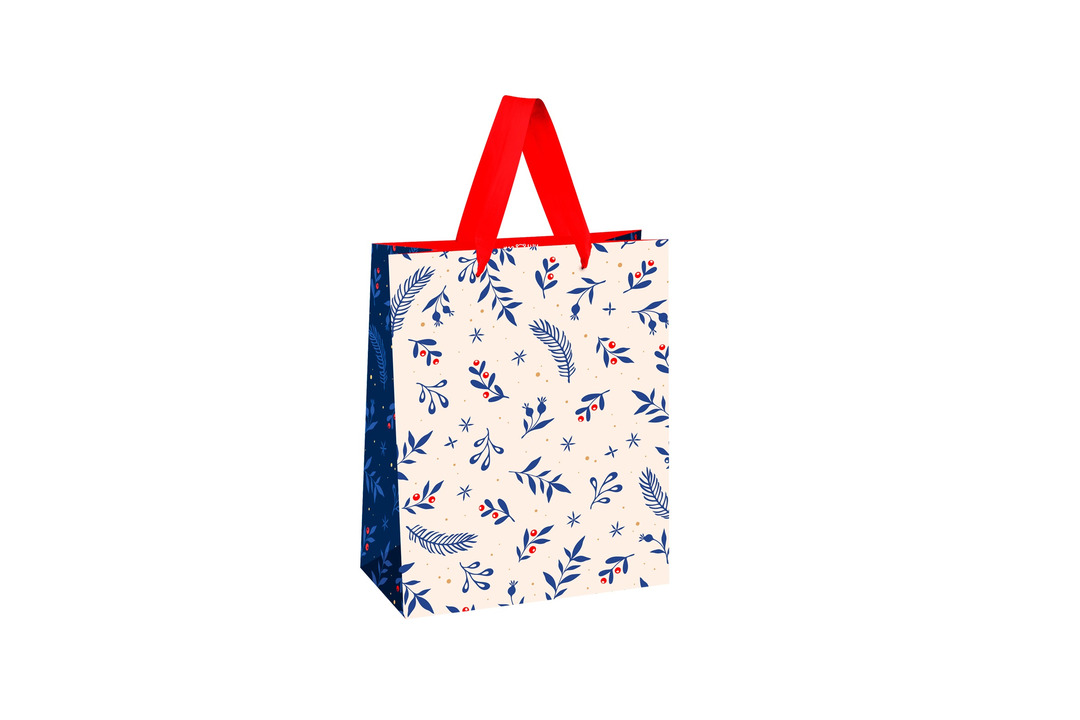 

Пакет подарочный Meshu Scandi 26х32х12 см глянцевая ламинация