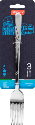 

Набор вилок Mallony Roma столовых 3 шт