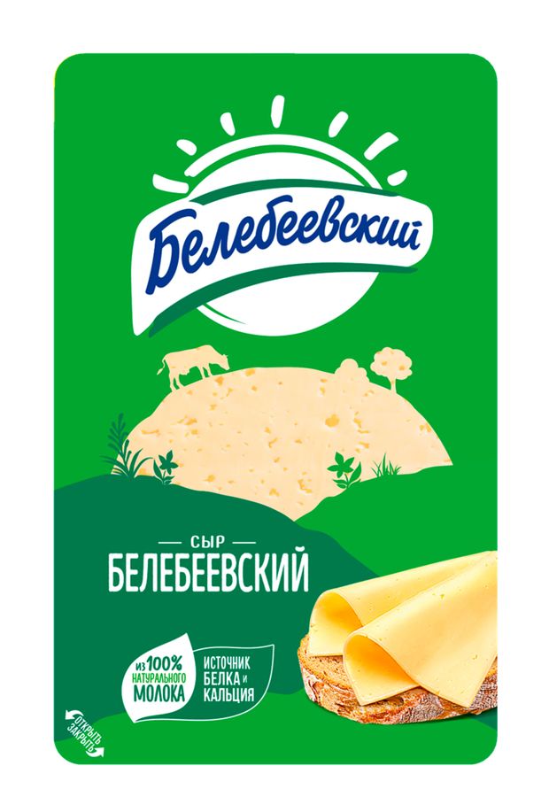 

Сыр полутвердый Белебеевский нарезка 45% 140 г