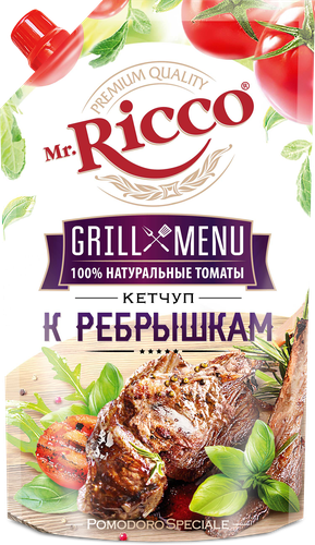 

Кетчуп томатный Mr.Ricco к ребрышкам 300 г