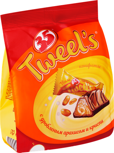 

Конфеты 35 Tweel's с дробленым арахисом и криспи 200 г