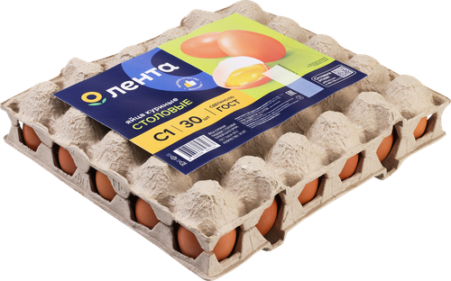 

Яйцо куриное Лента С1 30 шт