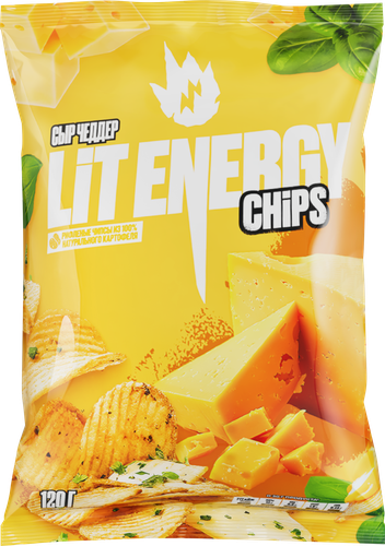 

Чипсы картофельные Lit Energy Чеддер 120 г