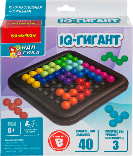 

Игра настольная Bondibon IQ-гигант