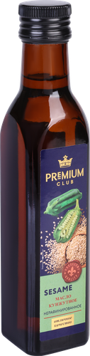 

Масло кунжутное PREMIUM CLUB нерафинированное, 250 мл