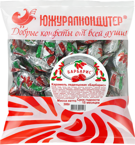 

Карамель Южуралкондитер Барбарис 300 г