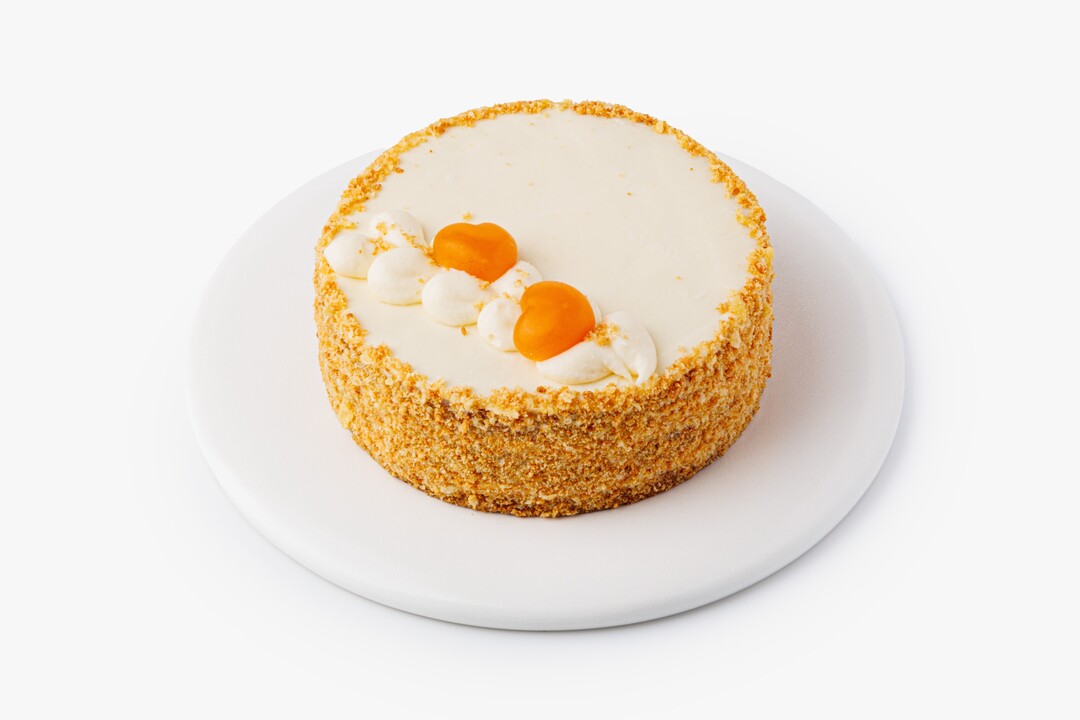 

Торт ВкусВилл Домашний бисквит с курагой 565 г