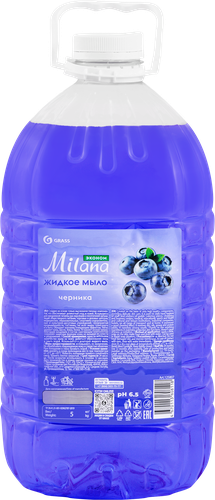 

Жидкое мыло Grass Milana Эконом Черника 5 л