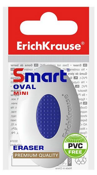 

Ластик с пластиковым держателем ErichKrause SmartWay Mini Oval 1 шт.