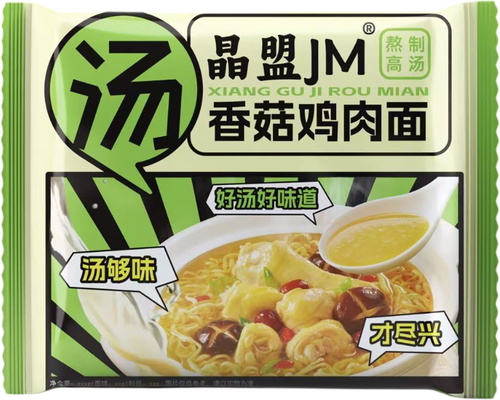 

Лапша Jinmailang курица грибы 77 г