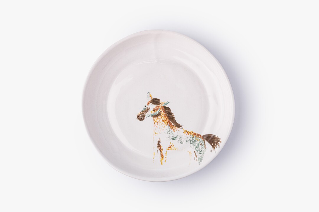 

Набор посуды ВкусВилл Акварельные лошадки