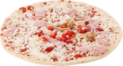 

Пицца 365 дней с ветчиной и грибами 250 г