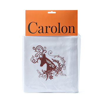 

Салфетка с вышивкой Carolon Олень новогодний 43 х 43 см 1 шт.