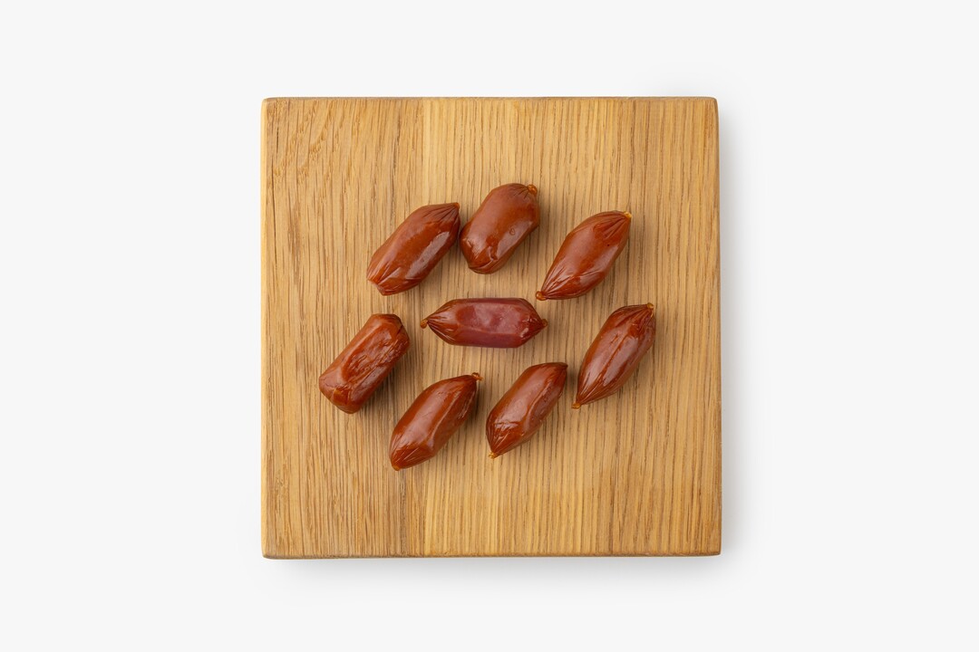 

Колбаски ВкусВилл сыровяленые куриные с коллагеном 50 г