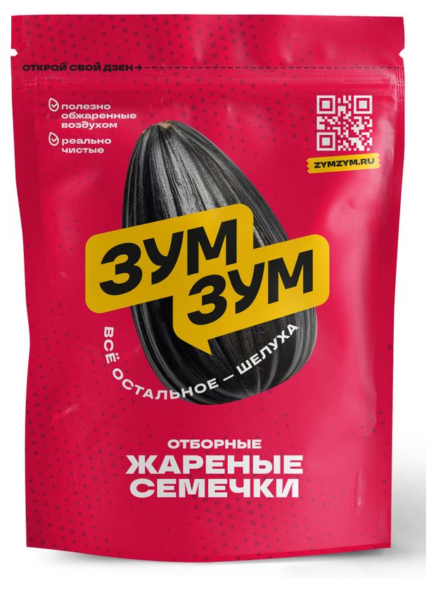 

Семечки Зум-Зум отборные жареные, 405 г