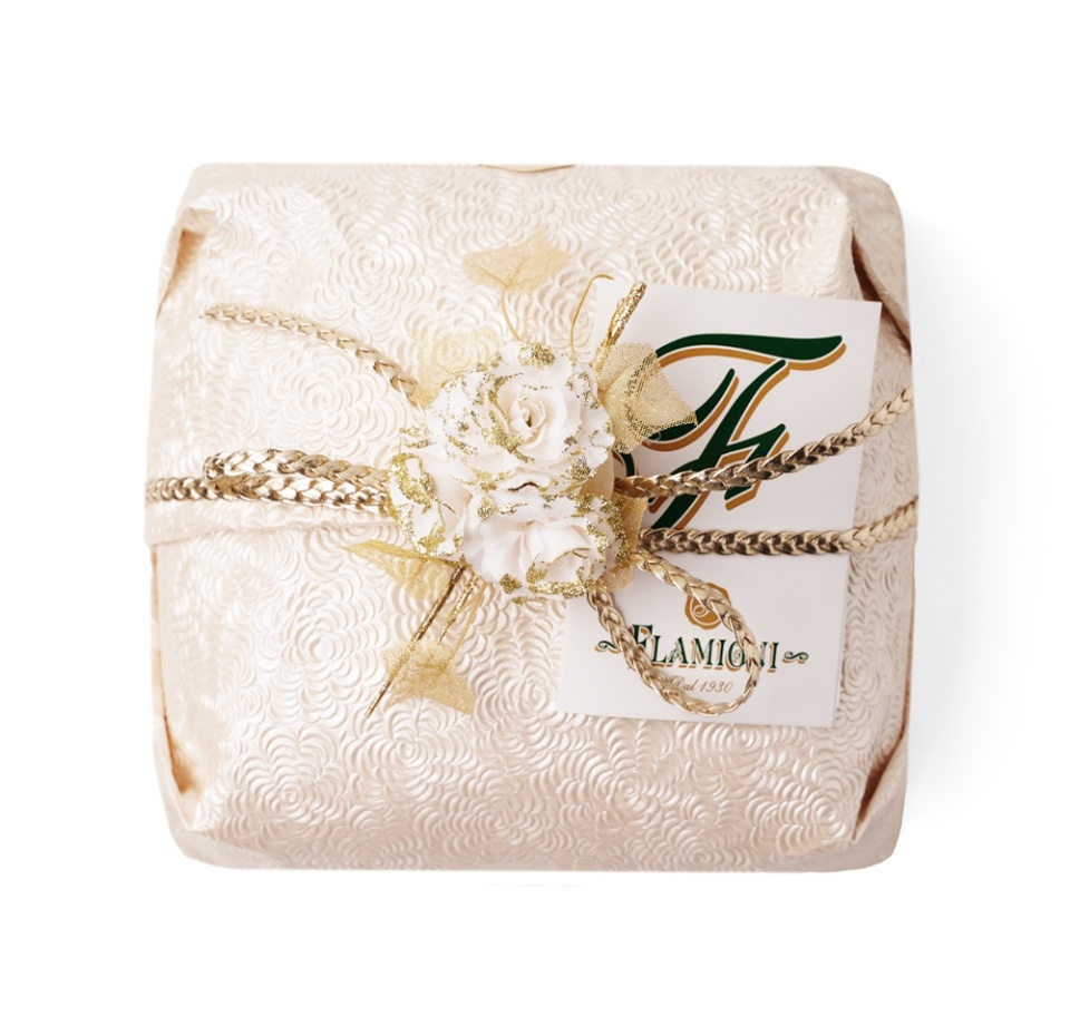 

Кулич Flamigni классический с изюмом и цукатами в серебряной упаковке, 1 кг, Италия