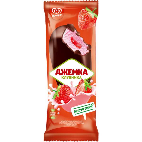 

Мороженое Инмарко Джемка Йогурт с клубникой эскимо 57 г