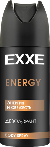 

Дезодорант спрей Exxe Energy 48 ч, 150 мл