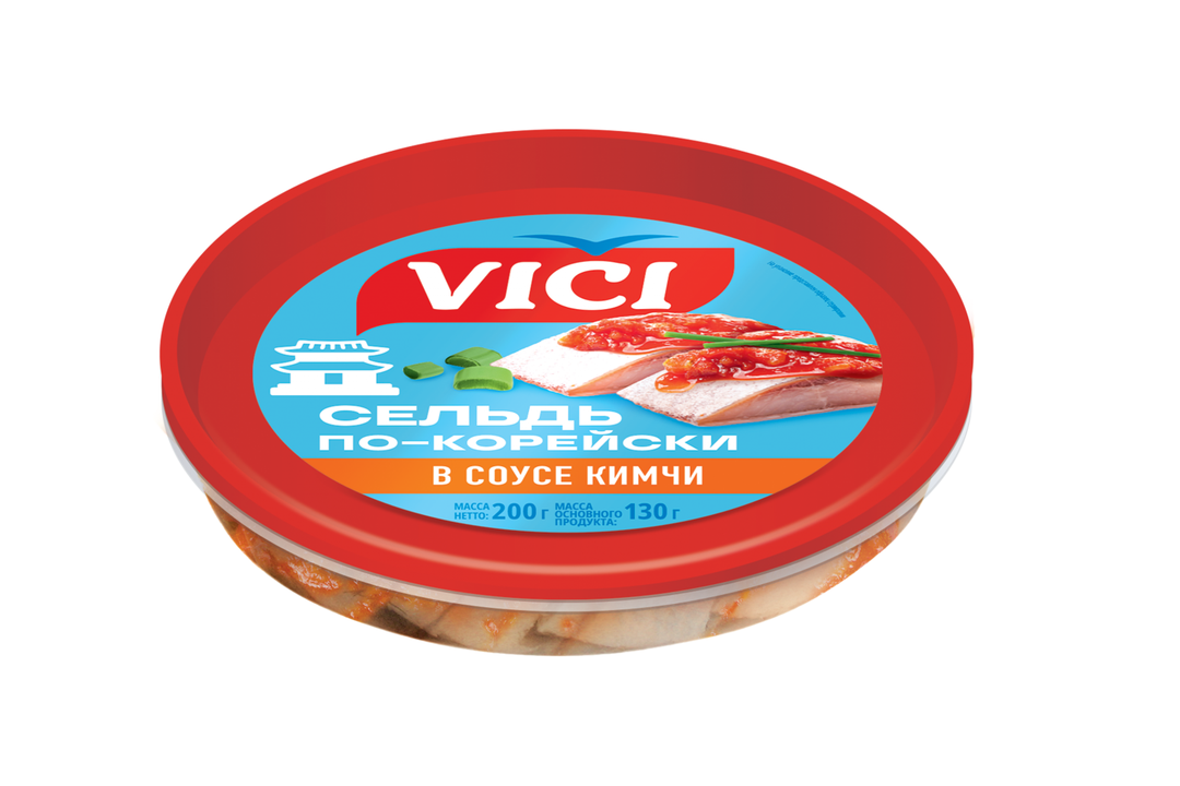 

Филе-кусочки сельди Vici в соусе кимчи по-корейски 200 г