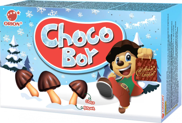 

Печенье Choco Boy грибочки 45 г