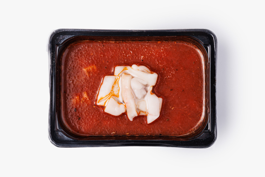 

Томатный суп ВкусВилл с морепродуктами замороженный 500 г