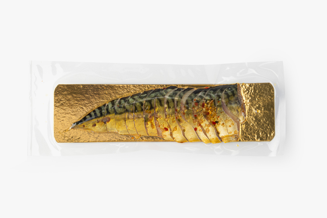 

Скумбрия ВкусВилл атлантическая холодного копчения ломтики с пряностями 100 г