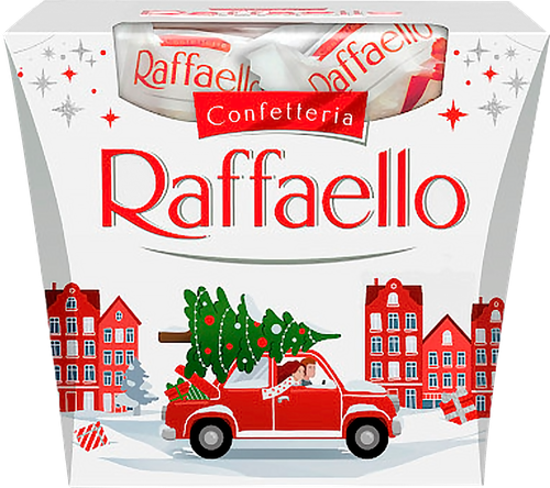 

Конфеты Raffaello с цельным миндальным орехом в кокосовой обсыпке, дизайн в ассортименте 150 г