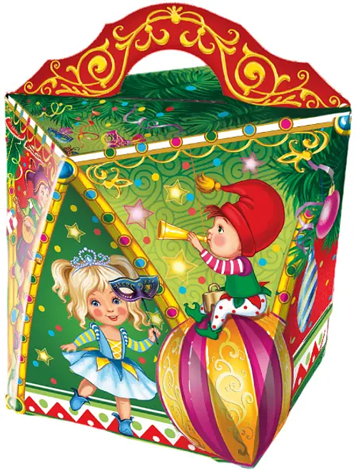 

Подарок новогодний Объединенные кондитеры Фонарик 250 г дизайн упаковки в ассортименте