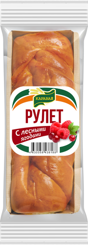 

Рулет Каравай с лесными ягодами 250 г