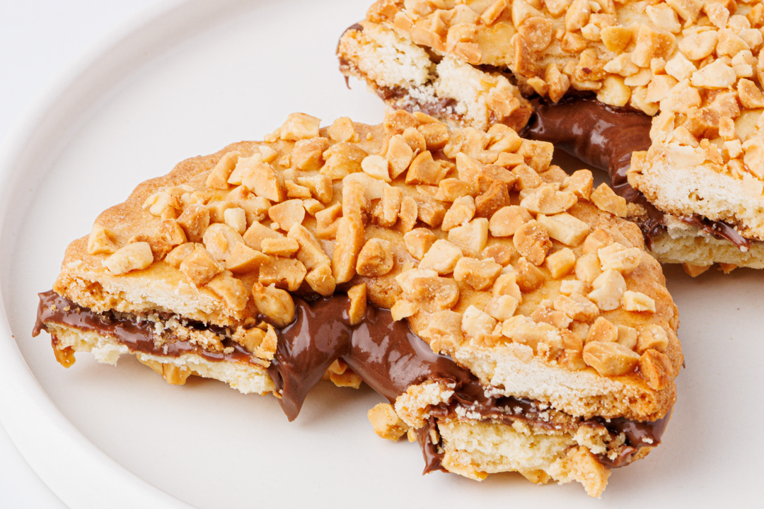 

Кольцо песочное ВкусВилл с фундучной пастой и арахисом 90 г