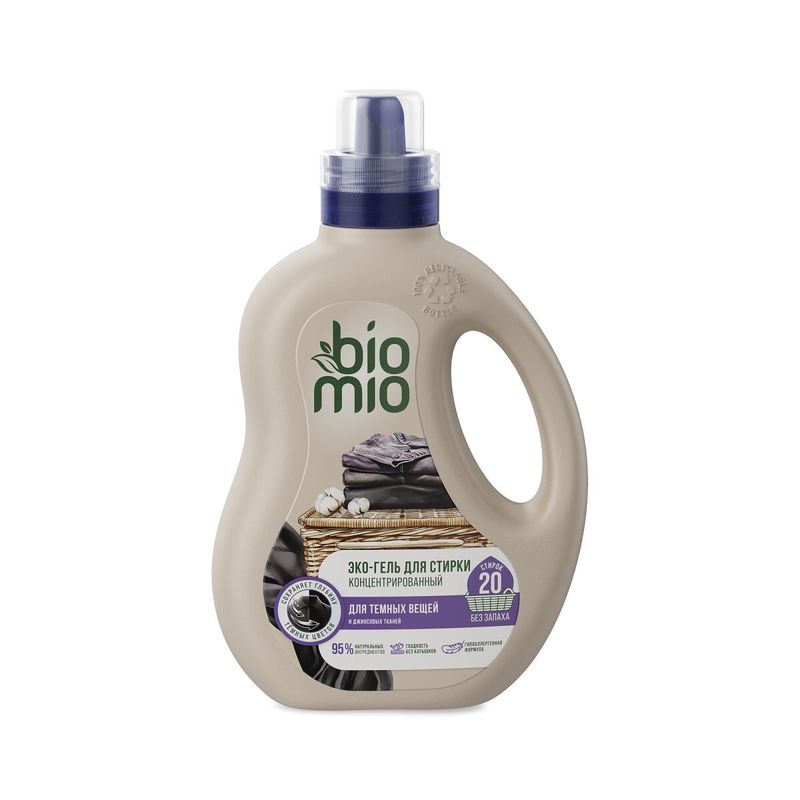 

Гель для стирки черных темных и джинсовых тканей BioMio с экстрактом хлопка 900 мл дизайн в ассортименте