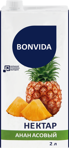 

Нектар Bonvida Ананасовый 2 л