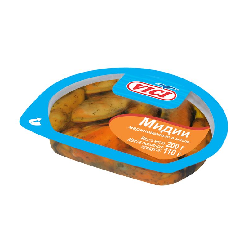 

Мидии Vici чилийские маринованные в масле 200 г