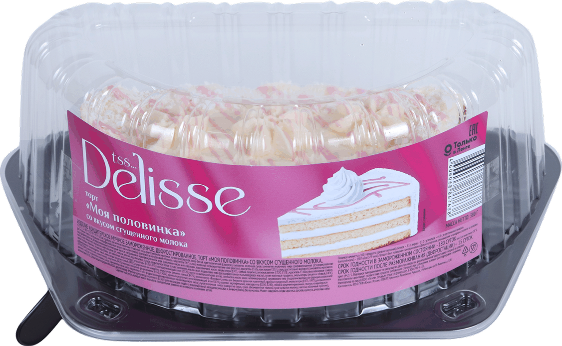 

Торт Delisse Моя половинка Сгущёнка 380 г