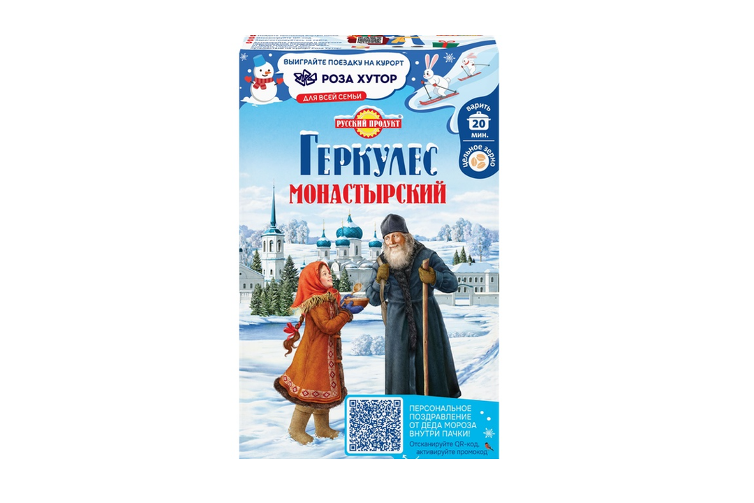 

Хлопья овсяные Русский продукт Геркулес Монастырский 500 г