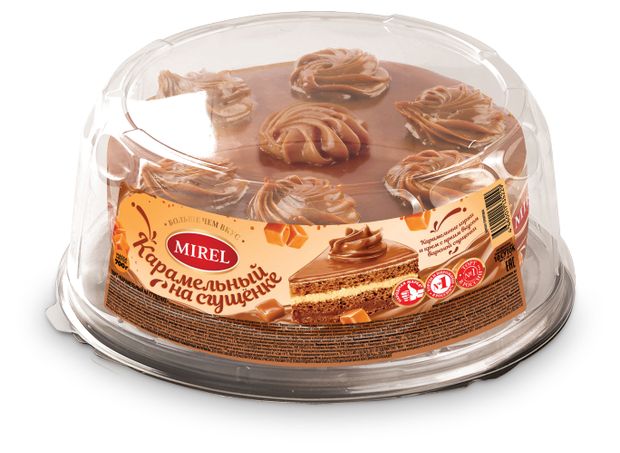 

Торт Mirel Карамельный на сгущёнке 700 г