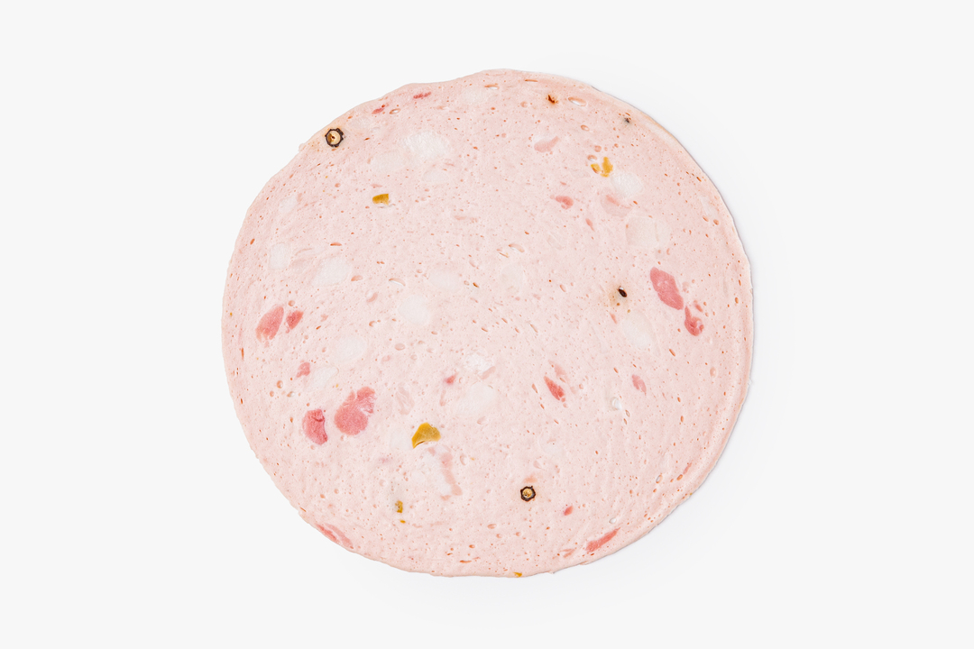 

Нарезка колбасная ВкусВилл Мортаделла с оливками 170 г