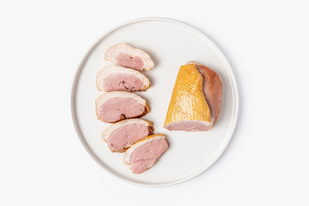 

Филе грудки утки ВкусВилл копчено-вареное вес