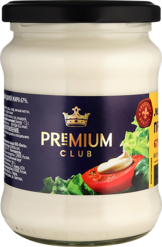 

Майонез Premium Club Провансаль 67% 240 г
