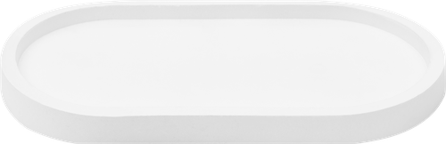 

Подсвечник Homeclub овал белый 18 x 9.5 x 1.5 см