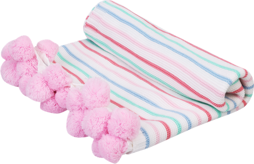 

Плед вязаный Homeclub 75 x 100 см арт. KY-6-P розовый