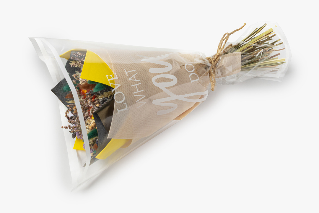 

Букет сухоцветов "Нежный" с гелихризумом, гипсофилой, лагурусом, 1 шт в ассортименте