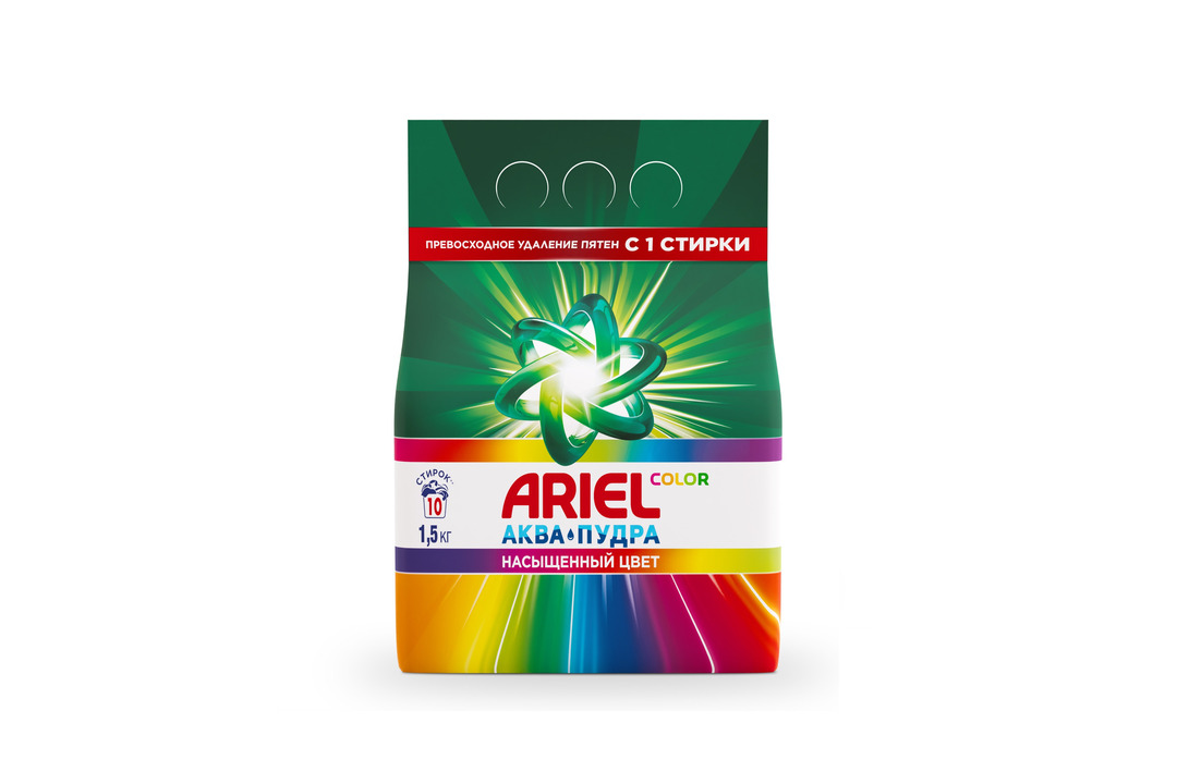 

Стиральный порошок Ariel Color Аква+Пудра автомат 1500 г