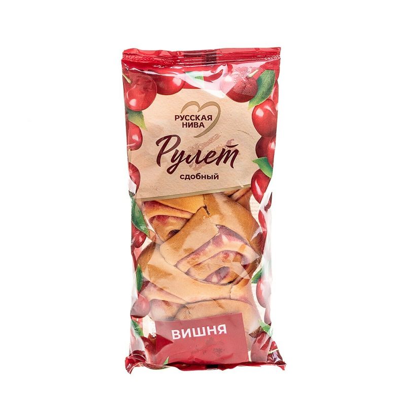 

Рулет сдобный Русская Нива вишня 140 г