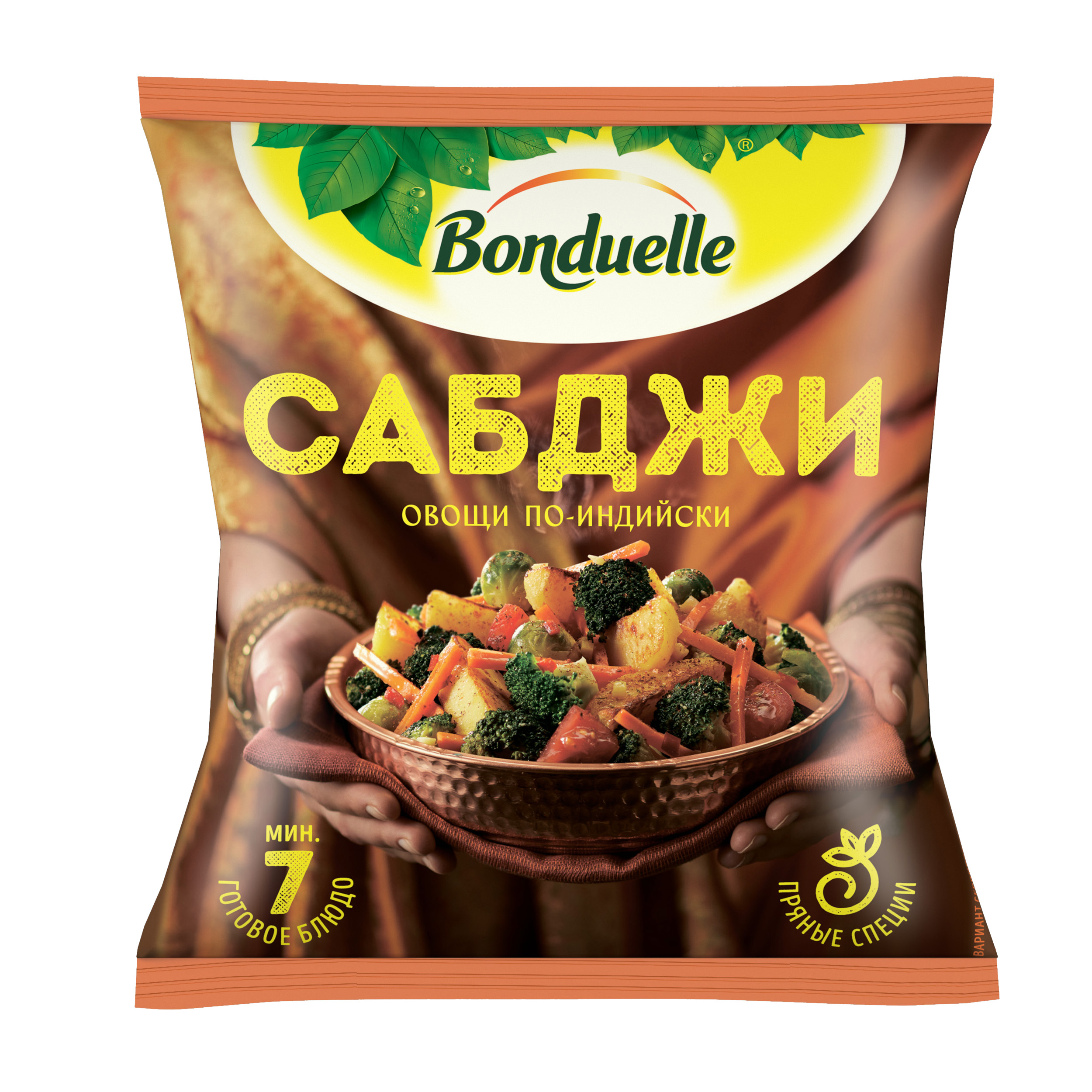 

Овощи Бондюэль Сабджи по-индийски смесь замороженная 400 г