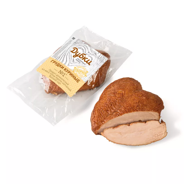 

Грудки куриные Дубки копчено-вареные высший сорт вес