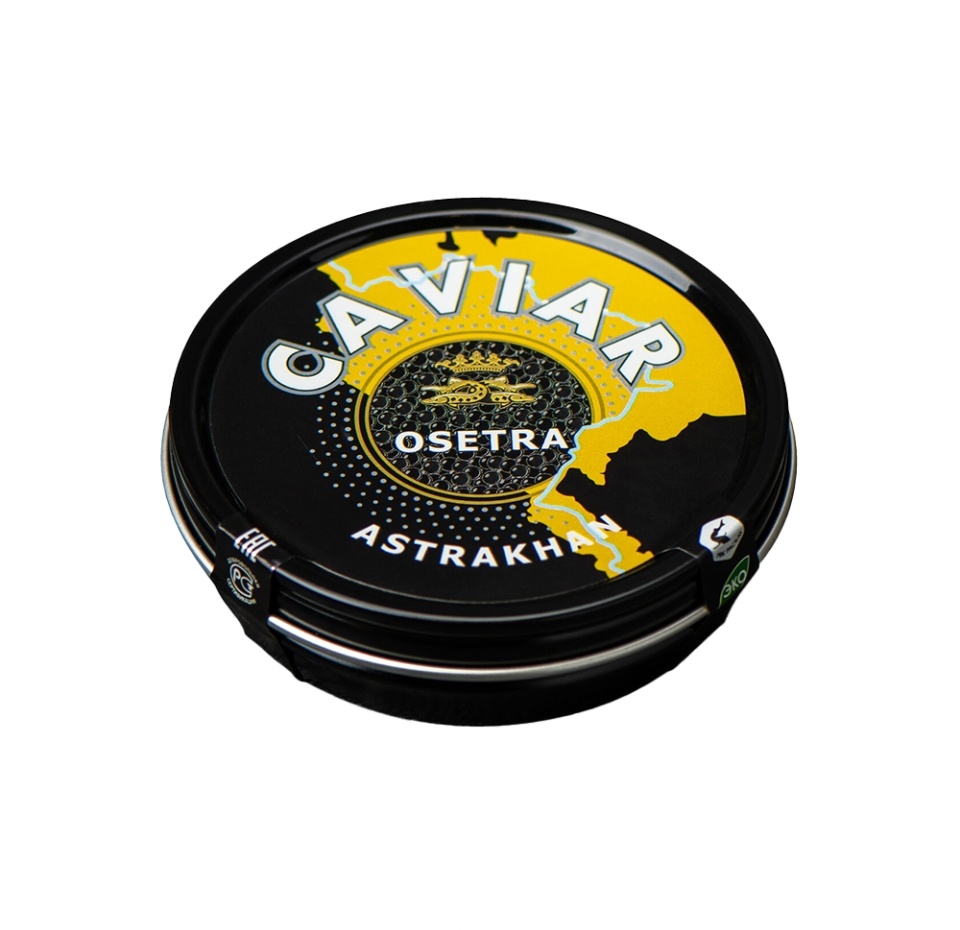 

Черная икра Астраханская икра Premium осетровая зернистая 125 г