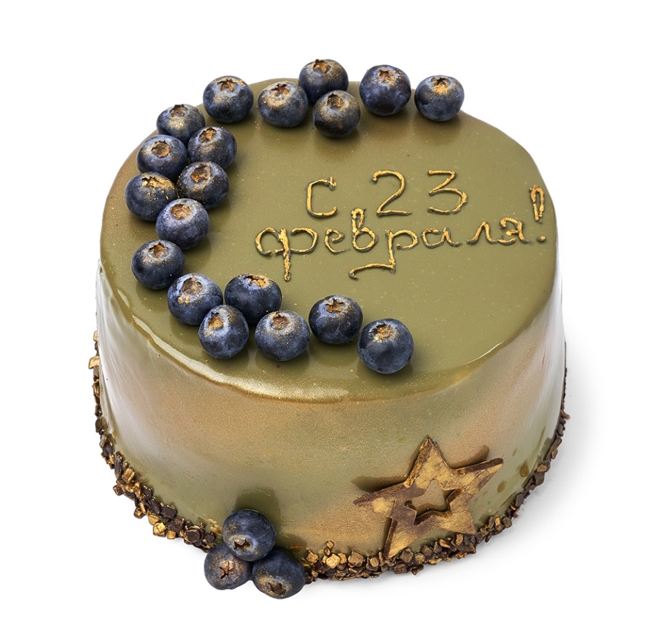 

Торт Азбука Вкуса С Днём Защитника Отечества 1660 г